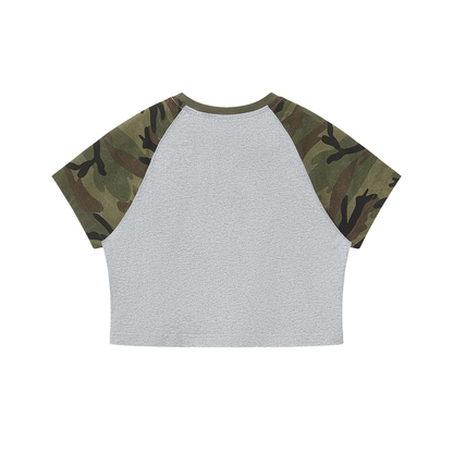 Gold Cup Girls Motorcycle Club Cropped Tee