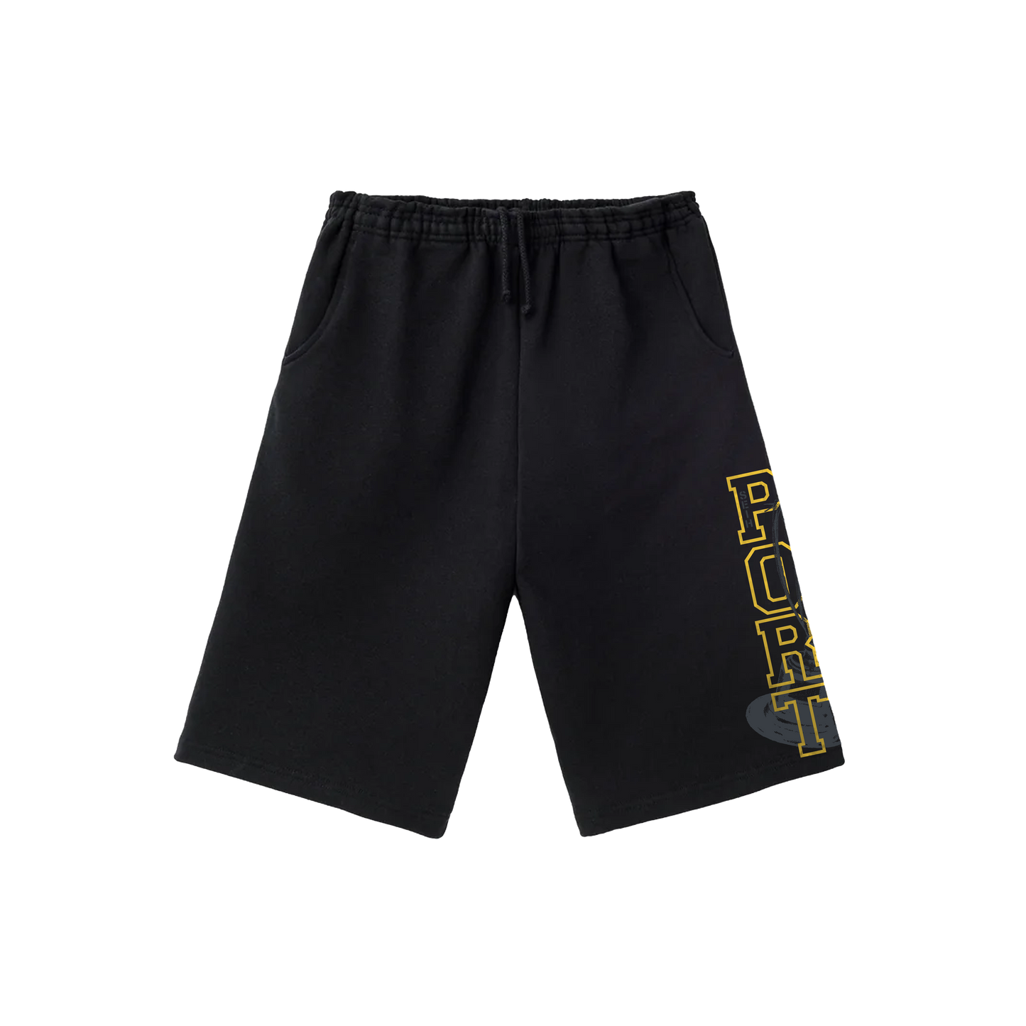 Black Port Sweat Shorts