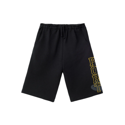 Black Port Sweat Shorts