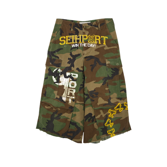 “Win The Day” Camo Jorts