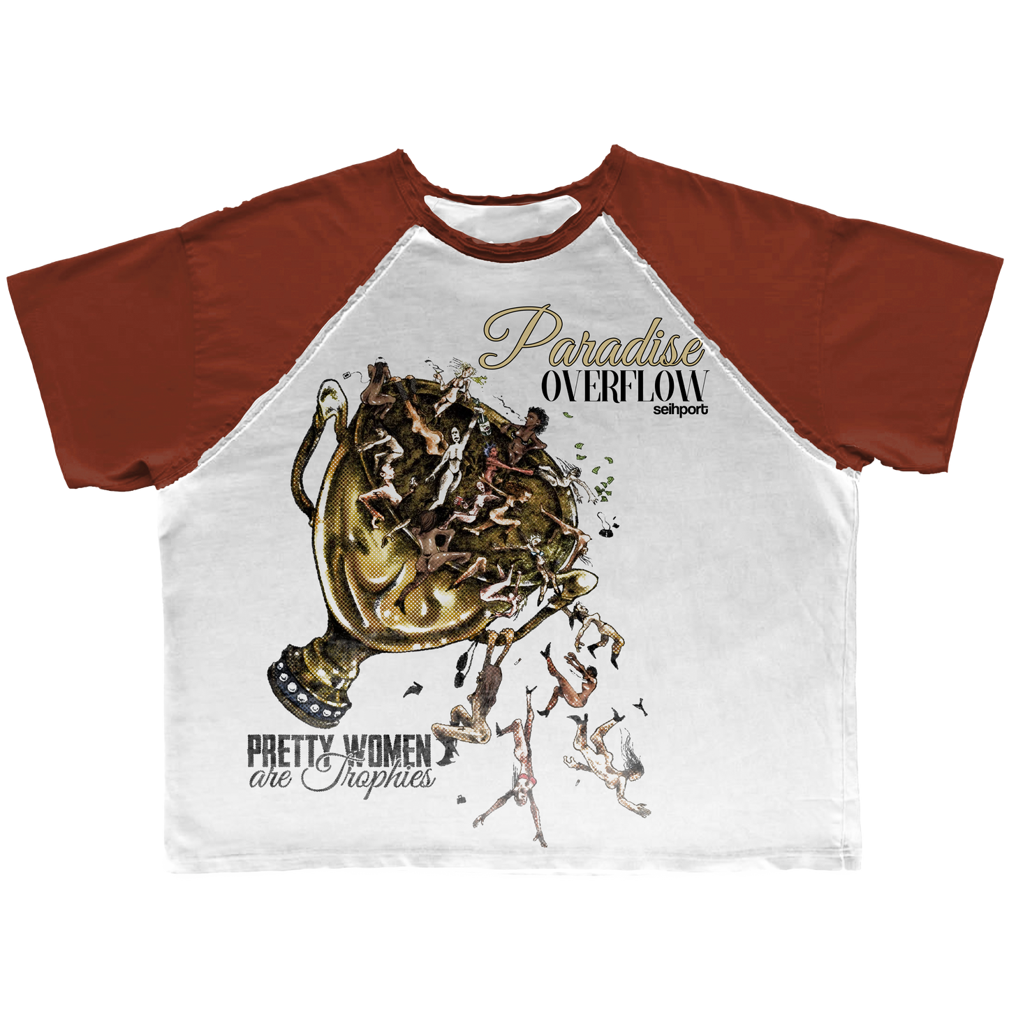 Paradise Overflow Raglan Tee