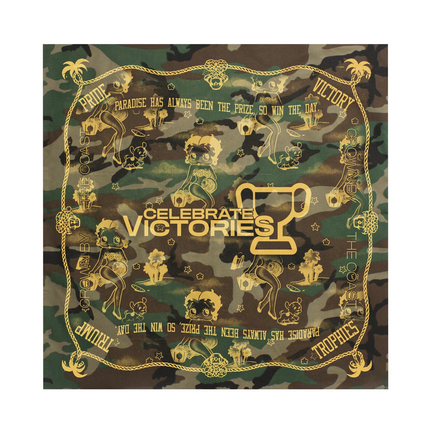 "Celebrate Victories" Camo Bandana